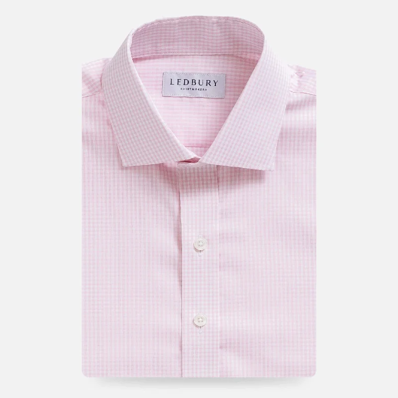 Take Advantage The Pink Kent Gingham Custom Shirt
