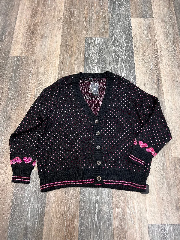 Lowest Price Sweater Cardigan By Torrid In Black, Size: 1x