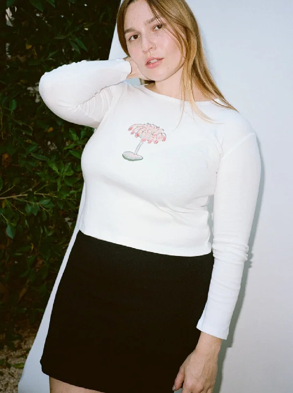 Weekend Discounts to Relish Dana Long Sleeve Tee - Shrimp Cocktail