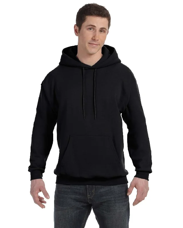 Deal Dash Hanes 50/50 Hoodie Sweatshirt | Black