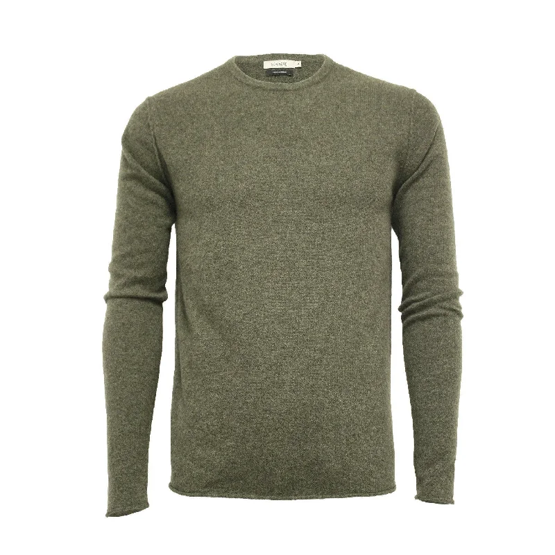 Shop and Save Hunting Green Cashmere Crew Neck Sweater Ripley