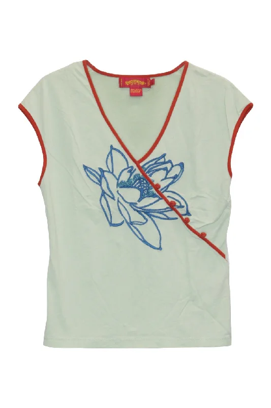 Weekend Discounts to Snag [WW24039] Shanghai Tang | Short sleeve top