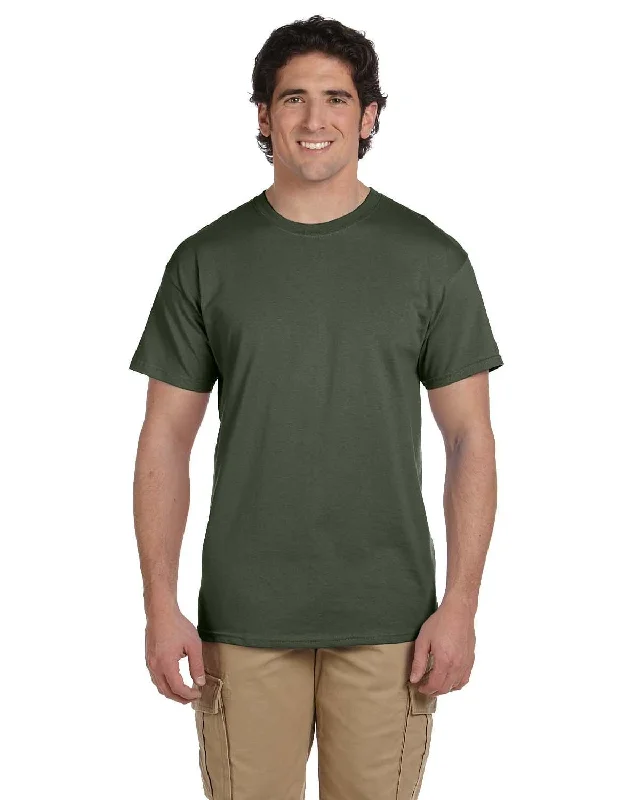 Huge Savings Fruit of the Loom 100% Cotton T-Shirt | Military Green