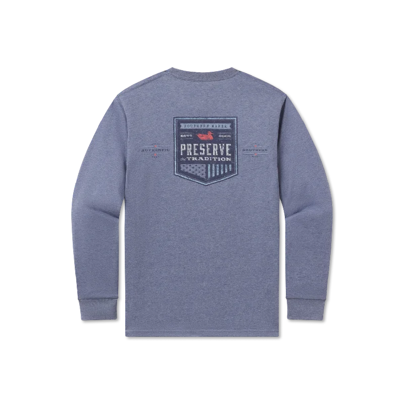 Overstock Sale Southern Tradition Crest Tee - Long Sleeve