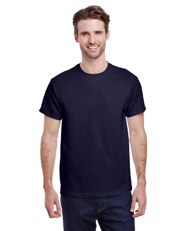 Weekend Discounts to Delight Gildan Heavy Cotton T-Shirt | Navy