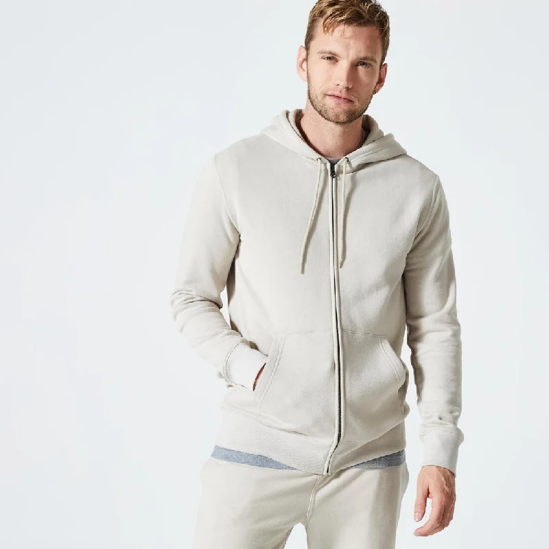 Weekend Savings Spree Men's Fleece Zip-Up Fitness Hoodie
