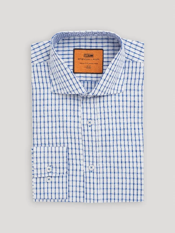Major Savings The Tucker Dress Shirt | Convertible Button Cuff & Spread Collar | Blue Major Savings The Tucker Dress Shirt | Convertible Button Cuff & Spread Collar | Blue