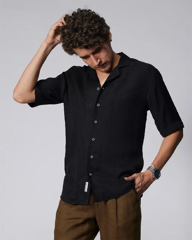 Bargain Blast Cupro Twill Shirt - Black