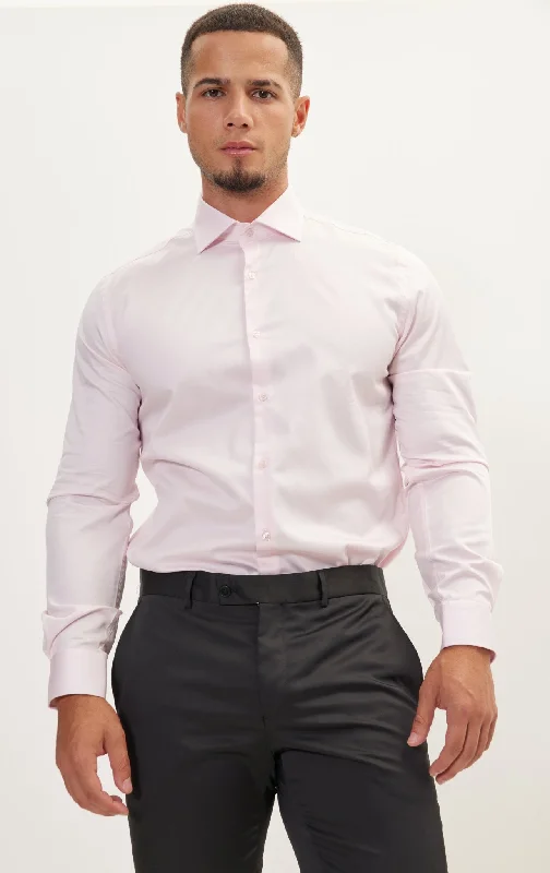 Price Rollback Pure Cotton Dress Shirt - Pink