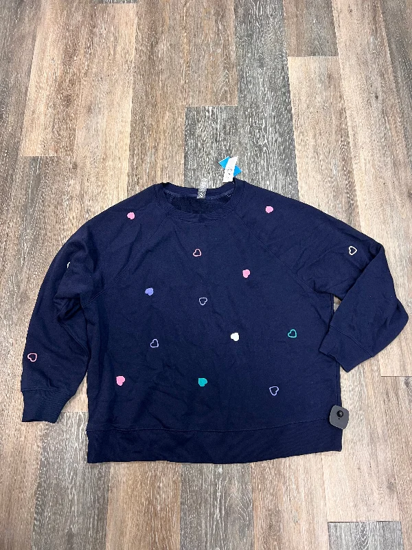 Weekend Deals That Impress Top Long Sleeve By Lou And Grey In Navy, Size: L