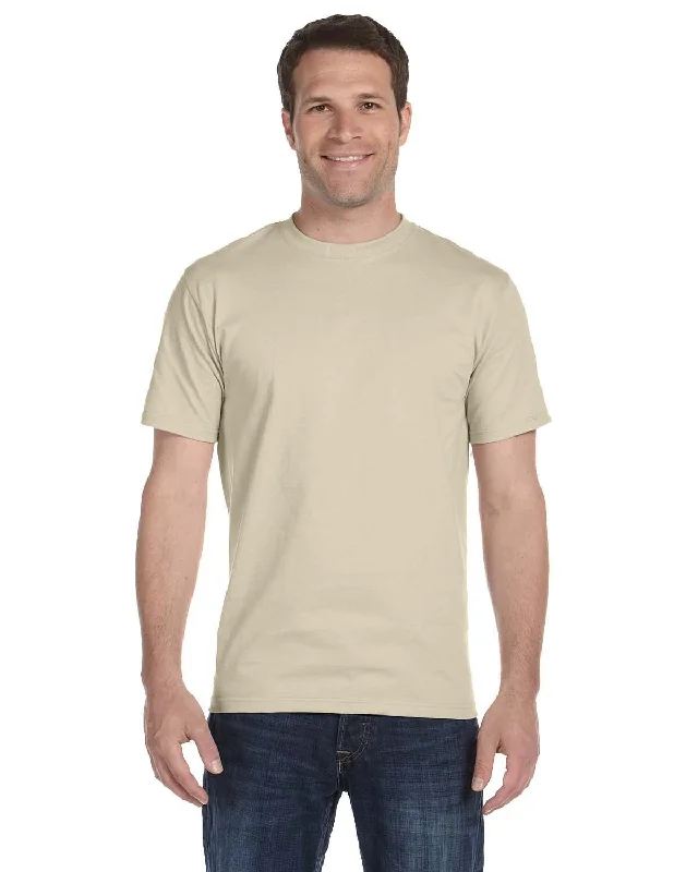 Savings Galore Hanes ComfortSoft 100% Cotton T-Shirt | Sand