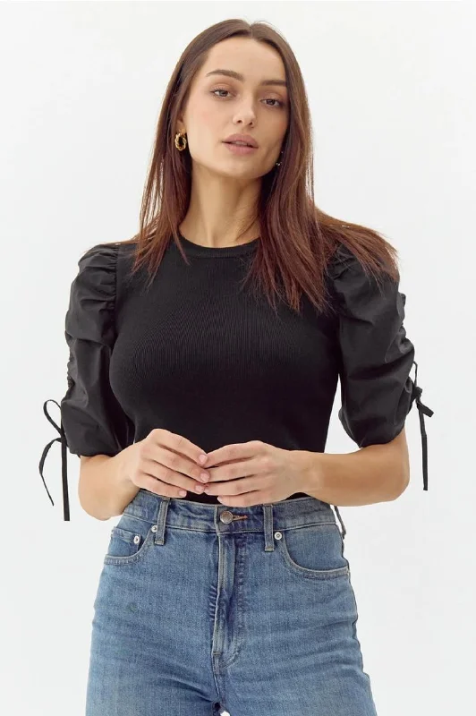 Weekend Deals to Make You Happy Vendra Knit Poplin Top