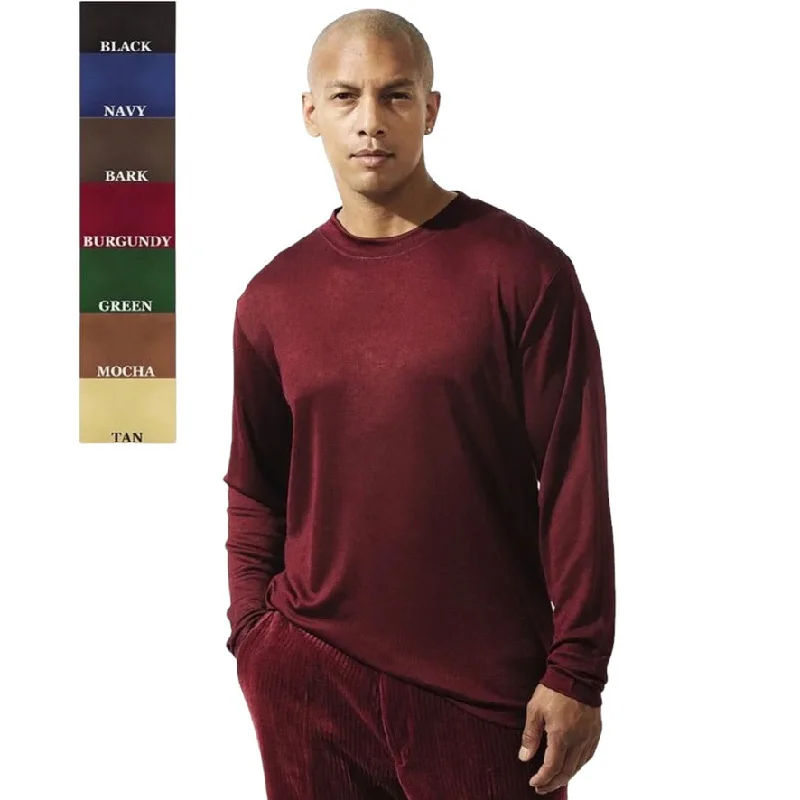 Price Rollback STACY ADAMS: Ribbed Mock Neck LS Tee 5004