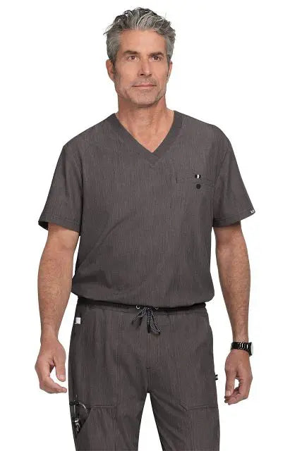 Weekend Discounts to Enjoy Koi Men's On Call Top - Heather Grey