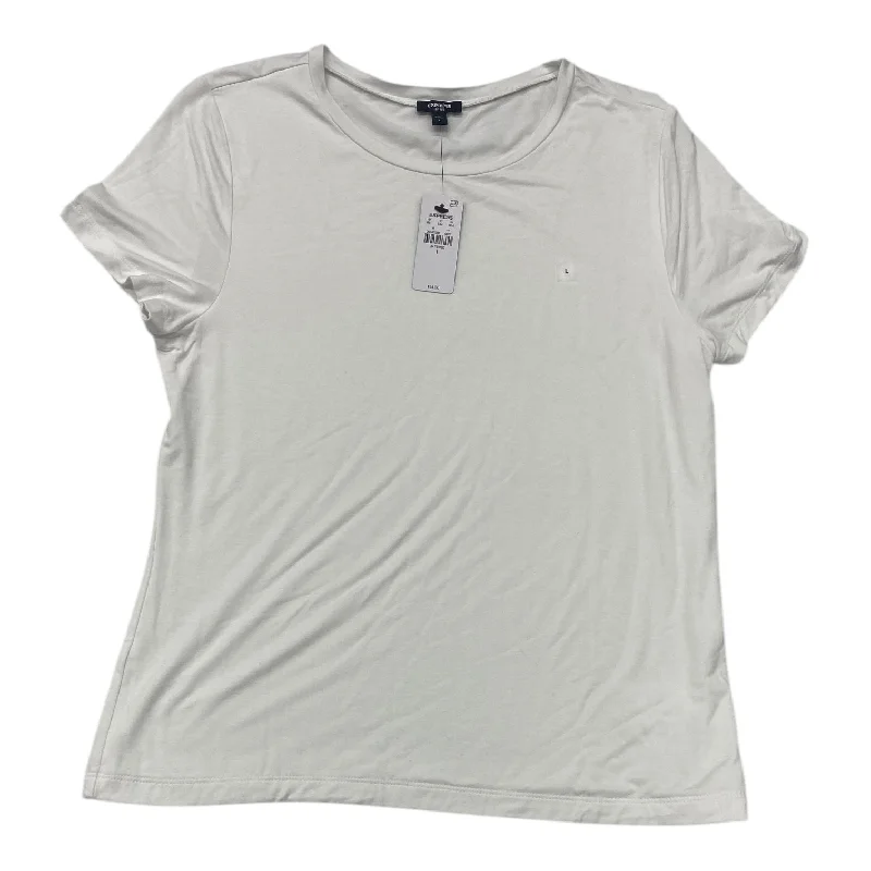 Early Access Top Short Sleeve By Express In White, Size: L