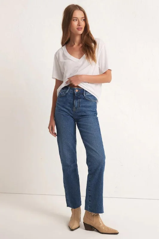 Weekend Shopping Made Better Girlfriend V-Neck Tee