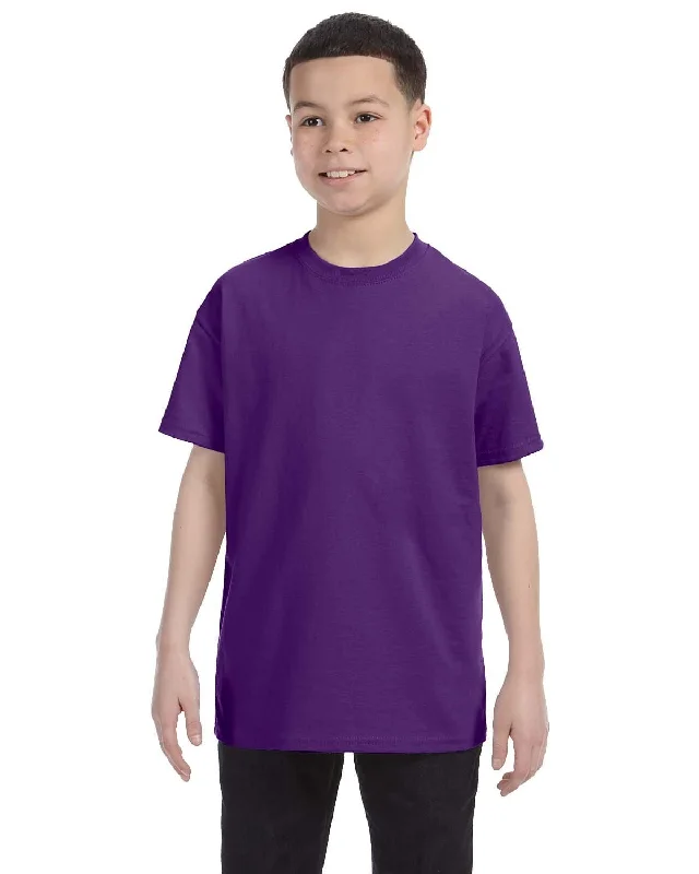 Price Drop Gildan Youth Lightweight 100% Cotton T-Shirt | Purple
