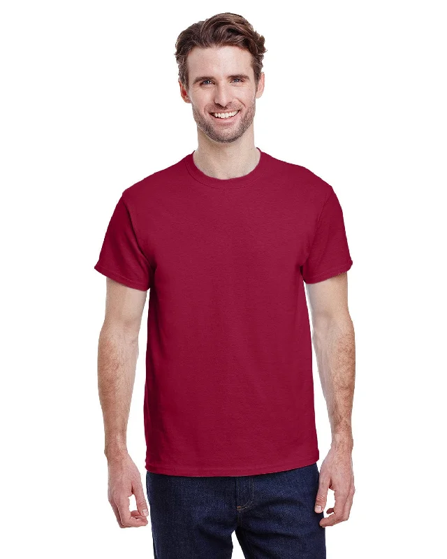 Final Clearance Gildan Ultra Cotton Heavyweight T-Shirt | Cardinal Red