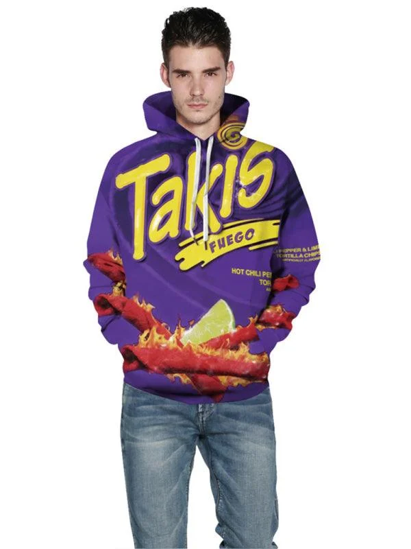 Doorbuster Deal Takis Printed Men Hoodie