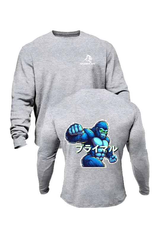 While Supplies Last XAPE Inferno V1 Sweatshirt - Grey Marl