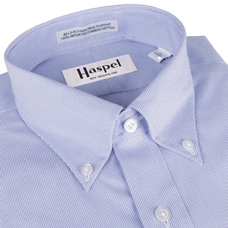Savings Spectacular Howard Lt. Blue Mini Stripe (Regular Fit) Dress Shirt - Button Down Savings Spectacular Howard Lt. Blue Mini Stripe (Regular Fit) Dress Shirt - Button Down