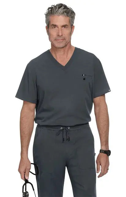 Weekend Bargains Just for You Koi Men's On Call Top - Charcoal