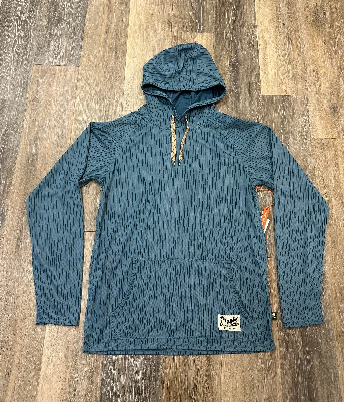 Weekend Offers That Please Athletic Top Long Sleeve Hoodie By Howler In Blue, Size: M