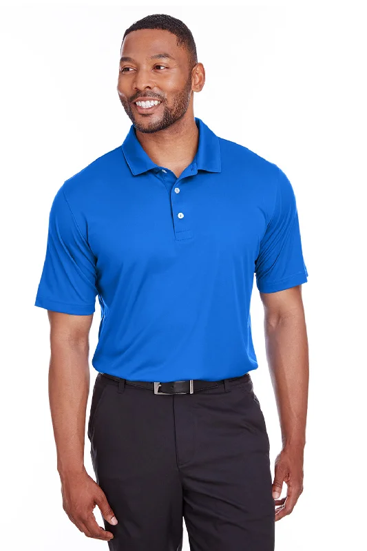 Instant Savings Puma Mens Icon Performance Moisture Wicking Short Sleeve Polo Shirt - Lapis Blue