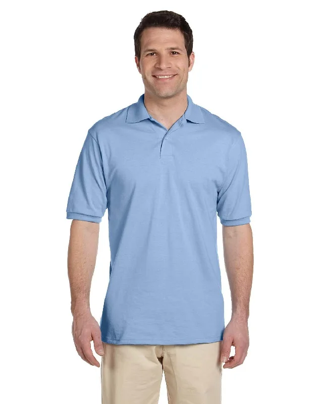 Weekend Offers You Can't Ignore Jerzees 50/50 Jersey Knit Polo Shirt | Light Blue