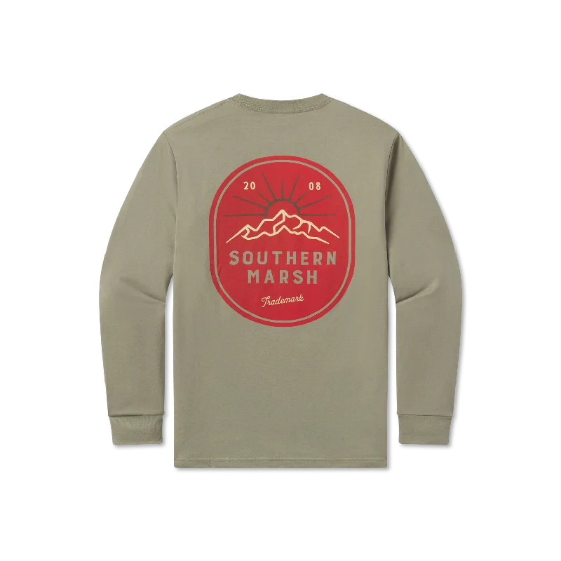 Seasonal Clearance Branding Collection Tee - Mountain Rise - Long Sleeve