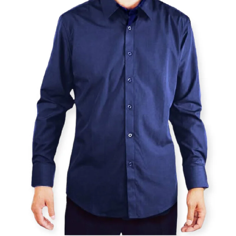 Year-End Sale AMANTI: Slim Dress Shirt Navy