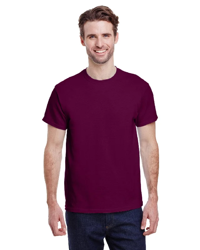 Unmissable Offer Gildan Ultra Cotton Heavyweight T-Shirt | Maroon
