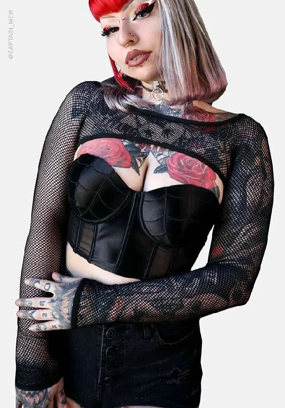 Crazy Deal Helena Fishnet Super | CROP TOP