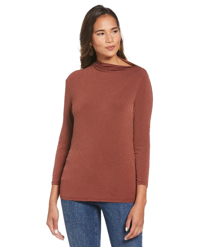 Super Savings Draped Knit Top