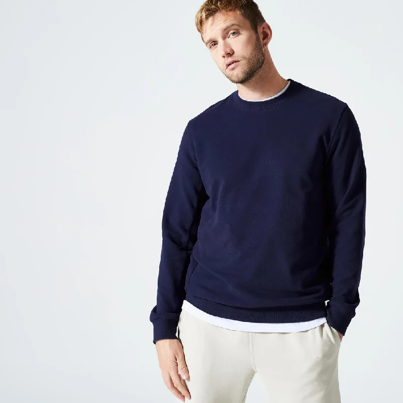 Weekend Offers That Shine Men's Fitness Sweatshirt 100 - Dark Blue