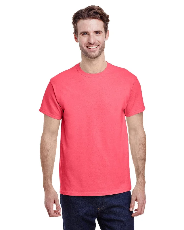 Take Action Gildan Heavy Cotton T-Shirt | Coral Silk