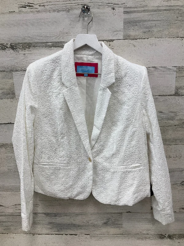 Act Fast Blazer By Draper James In White, Size: L