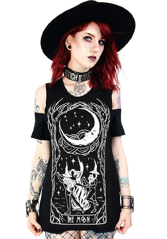 Weekend Discounts to Indulge In Witches Chant | COLD SHOULDER T-SHIRT