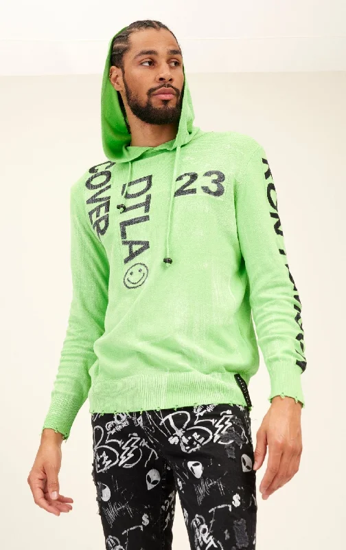 Final Clearance Dtla Hoodie - Neon Green