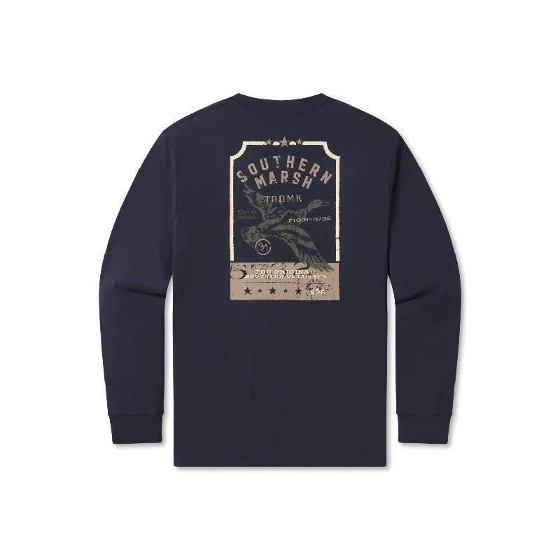 Limited Time Discount Vintage Tag Tee - Duck - Long Sleeve