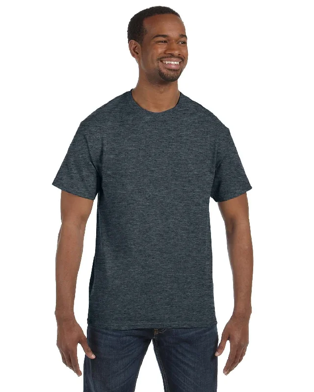 Extra Savings Jerzees Heavyweight 50/50 T-Shirt | Black Heather