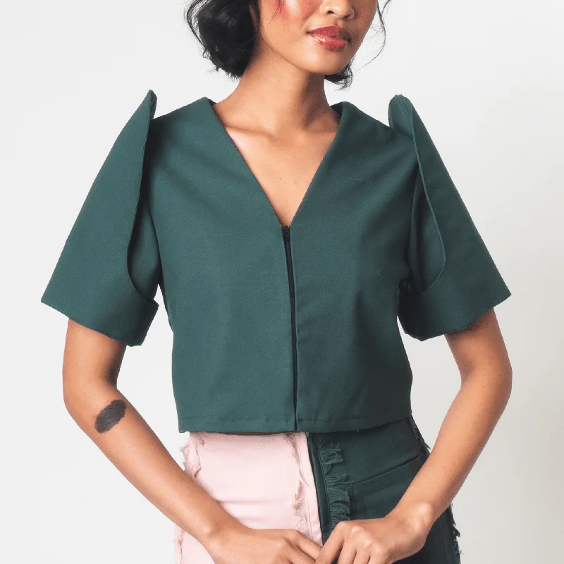 Weekend Bargains to Indulge In [Ready Today] Convertible Terno Top Green