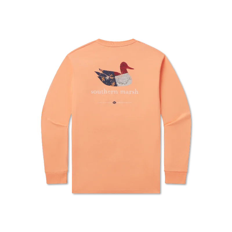 Exclusive Savings Authentic Heritage Tee - North Carolina - Long Sleeve