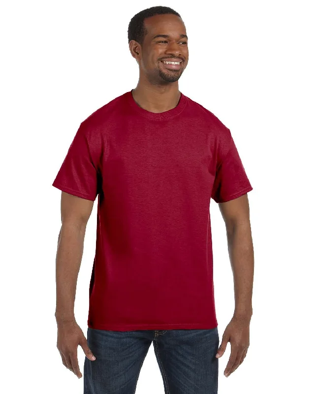 Weekend Bargains to Indulge In Jerzees Heavyweight 50/50 T-Shirt | Cardinal