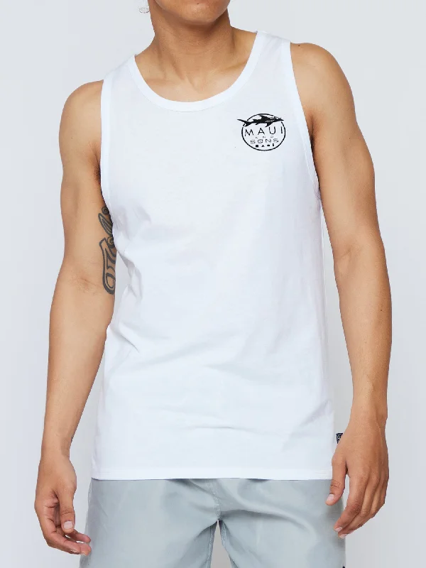 Weekend Savings Spectacle Classic Shark Logo Tank Top-Multi Colors