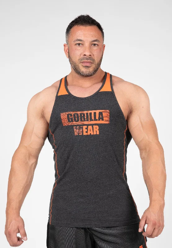 Weekend Offers That Dazzle Wallace Tank Top - Gray/Orange