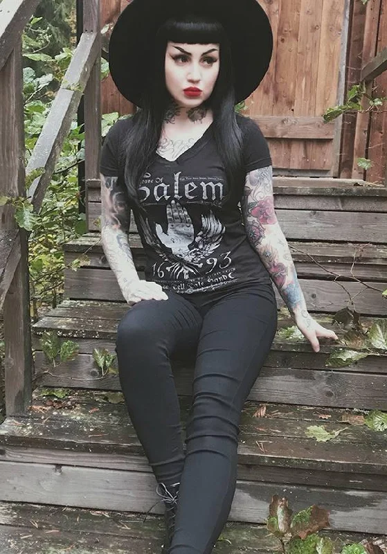 Steals and Deals House Of Salem | V-NECK TEE`
