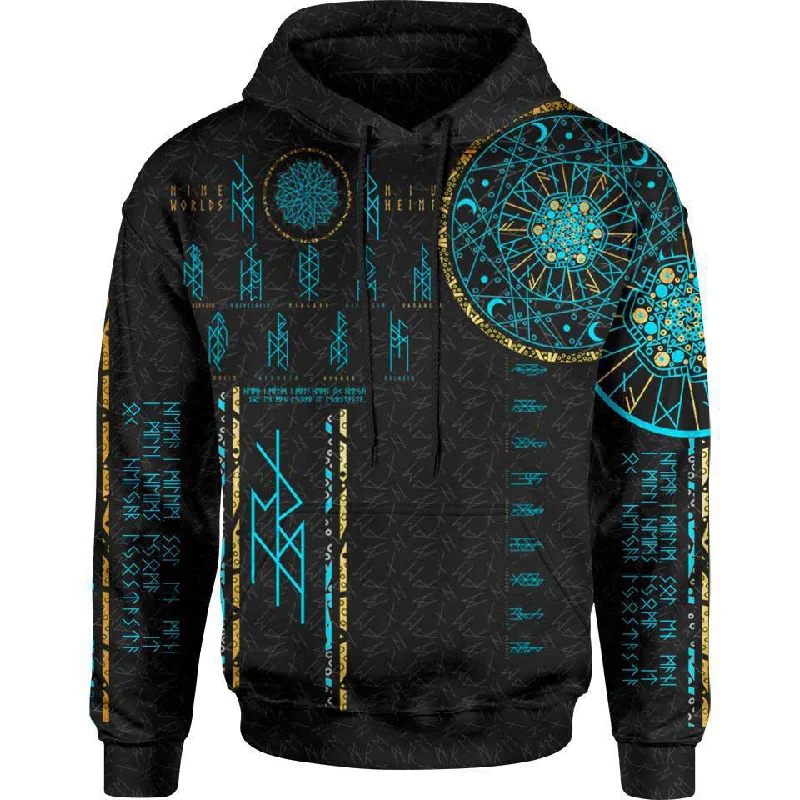Today's Deal Nine Worlds Pullover Hoodie - Night Edition