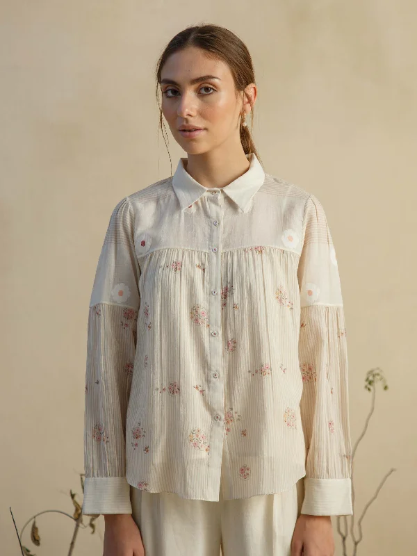 Massive Deal Flower Picker Jamdani Shirt