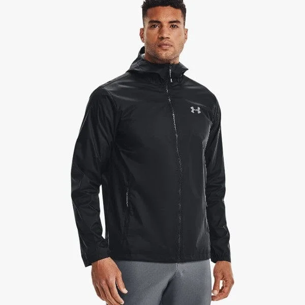Year-End Sale Under Armour Men's Forefront Rain Jacket 001 Black